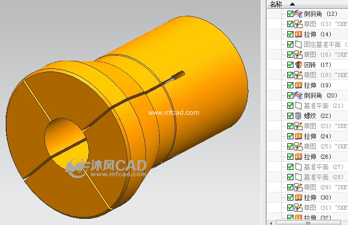 ug8.0车床夹具模型 - UG常用机械机构模型下载
