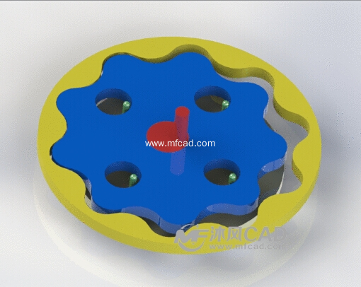 摆线针轮行星传动(行星轮系) - solidworks机械设备模型下载 - 沐风图纸