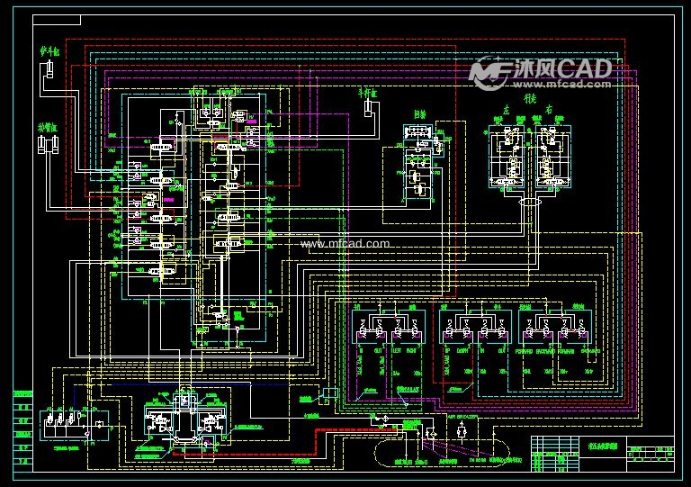 22吨装载机液压系统原理图