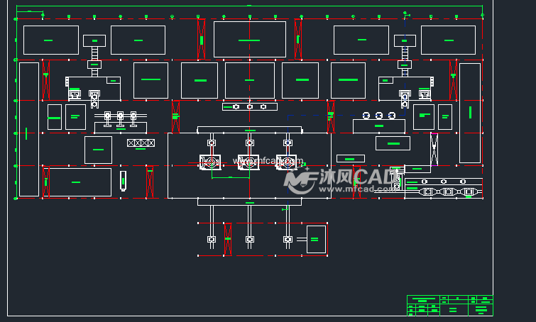 钢厂平面设计图 - cad车间厂房建筑图纸下载,免
