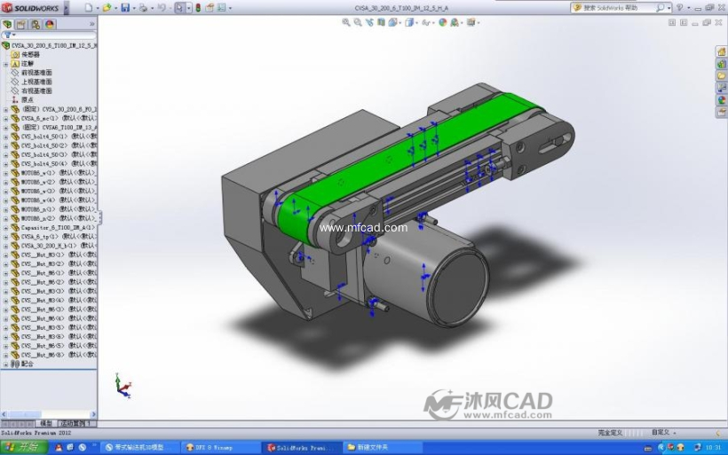 带式输送机solidworks模型