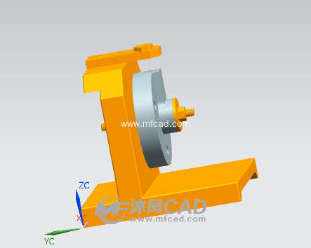 夹具设计后盖类零件打孔 - ug连接紧固模型螺纹