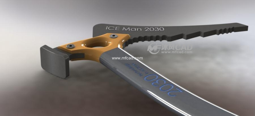 登山设备之冰镐设计模型 - solidworks生活用品