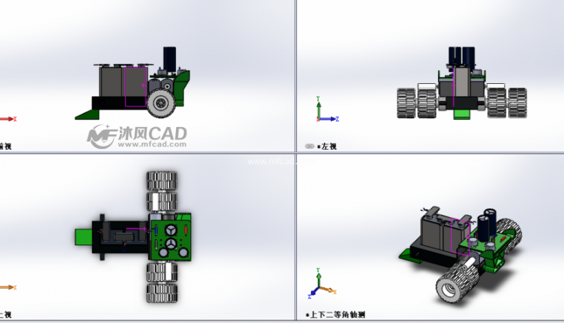 大学生创意比赛作品的机器人设计模型