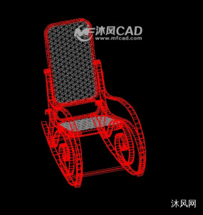 摇摇椅子cad模型（设计）