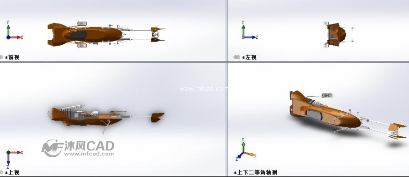 星球大战中的帝国反重力侦查摩托模型 - UG交