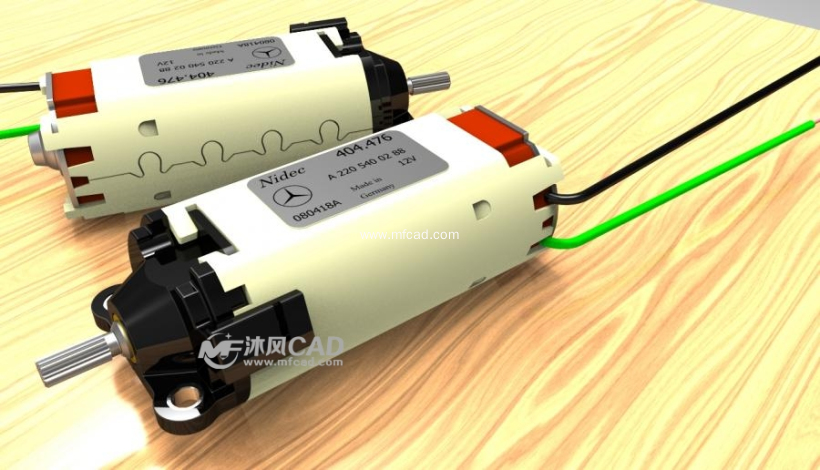 电动小马达设计模型 - solidworks电气设备及元