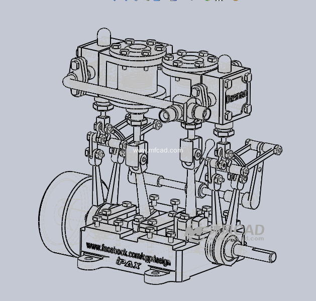 蒸汽内燃机设计模型