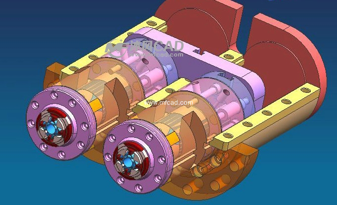 抽芯模具集合(13款结构图) - 工业用品模具图纸