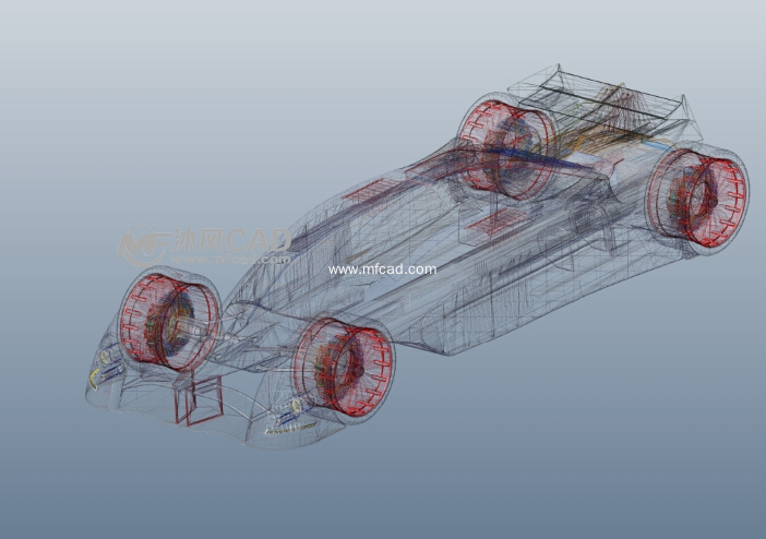 幻影四驱赛车设计模型 - solidworks交通工具模