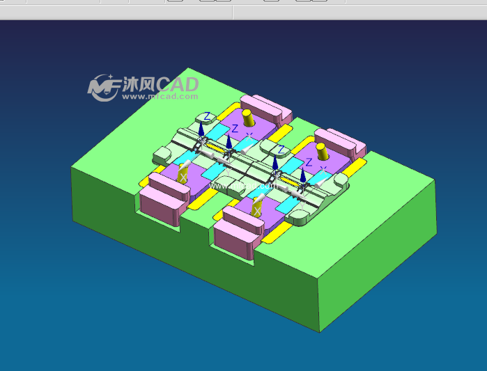 出口模具图纸11(日本电子产品配件模具 出口模图纸下载 沐风图纸