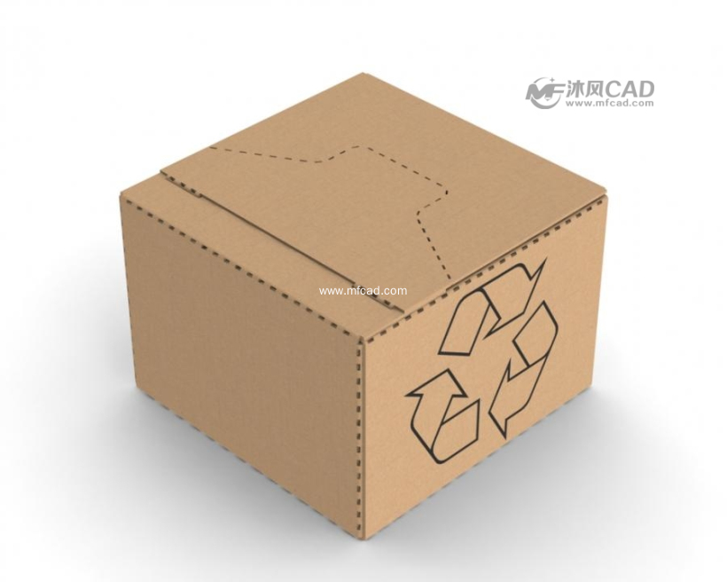 快速包装盒设计模型 - solidworks生活用品类模