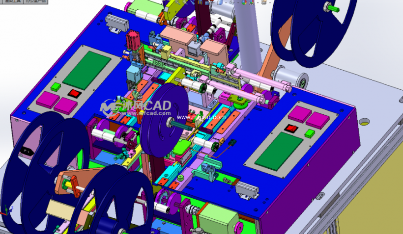 FFC1.0CCD检测包装机 - solidworks机械设备