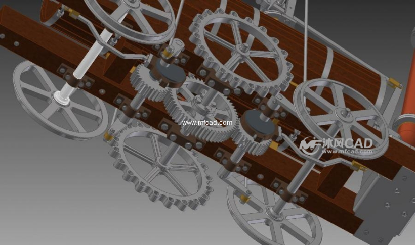 蒸汽火车结构设计模型蒸汽火车