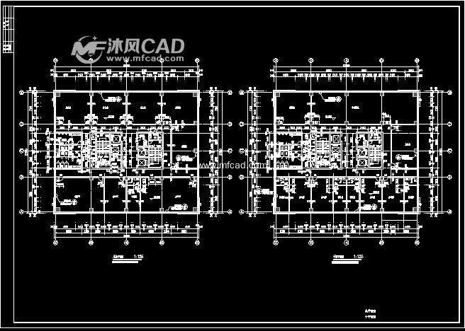 临沂市某二十一层环境科研监测综合楼cad方案