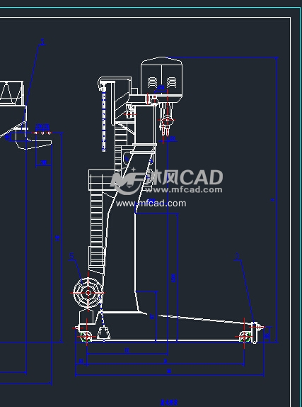 门式起重机CAD图纸-AutoCAD起重与提升设套图纸cad轴承图片