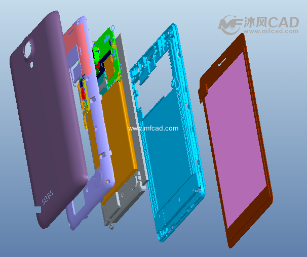 红米手机热买5寸屏智能手机 全套图纸 包含堆
