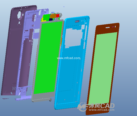 红米手机热买5寸屏智能手机 全套图纸 包含堆