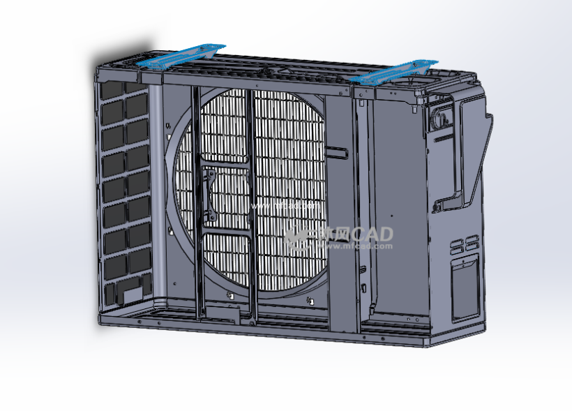 空调室外机钣金结构设计 - solidworks家用电器
