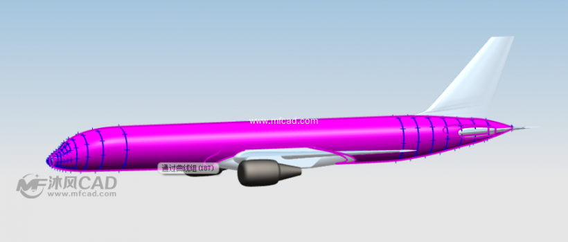 简单飞机模型绘制 - UG交通工具类模型下载