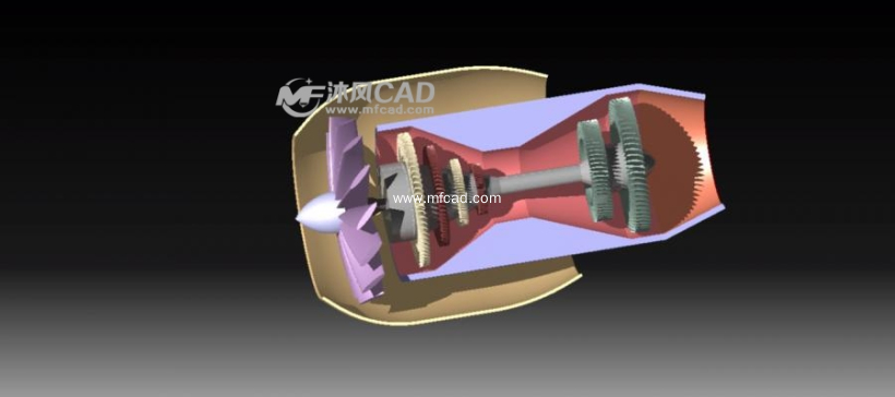 涡轮风扇发动机设计模型