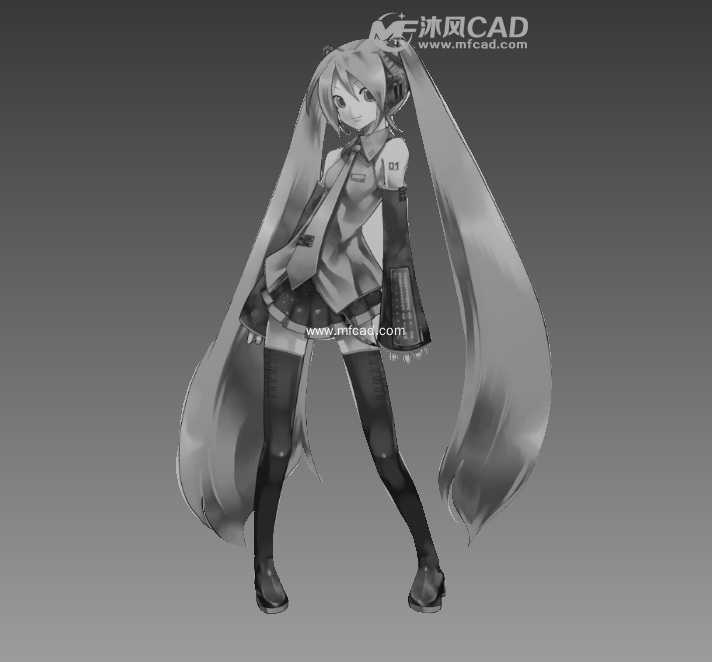 初音未来模型 - inventor其他分类模型和图纸下