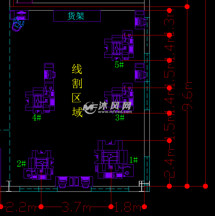 某五金厂模具房平面布置图