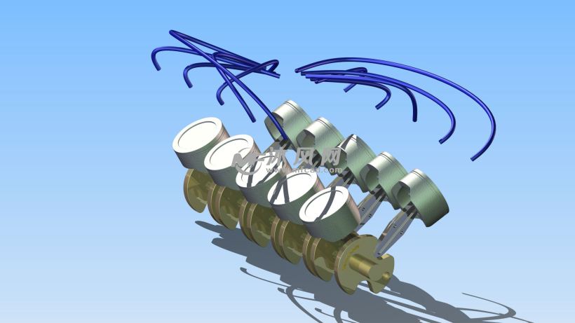 V10发动机设计模型(Engine)