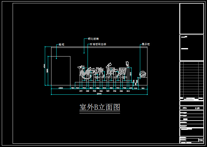 NIKE专卖店设计方案-160平-16张CAD图及4张