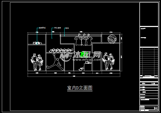 NIKE专卖店设计方案-160平-16张CAD图及4张