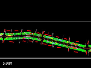 城市道路绿化CAD方案 - AutoCAD道路及高速