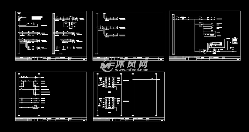 传送式喷淋清洗机电气原理图 - 电气控制原理图纸