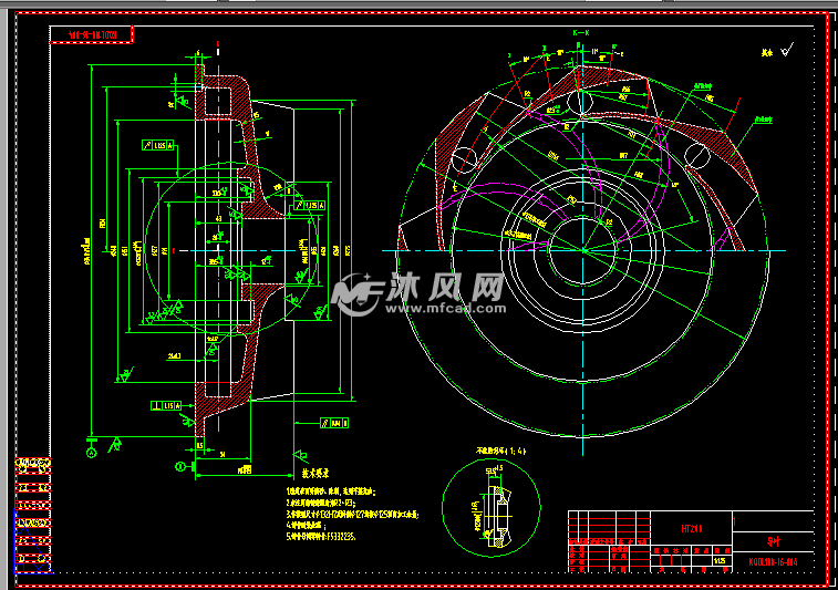 KQDL100-16 多级泵装配图 - AutoCAD泵阀类