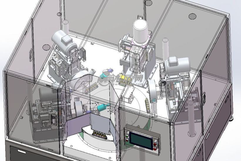 一台苹果项目金属小按键多个面加圆弧面打磨抛