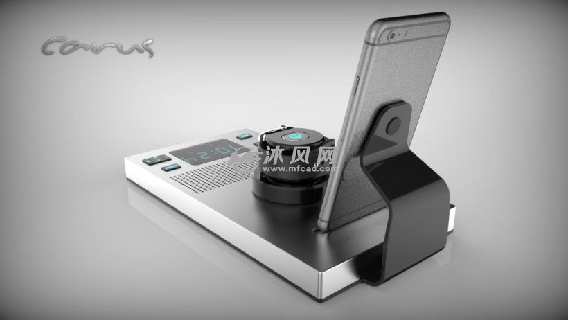 实用性的手机充电站设计模型 - solidworks生活