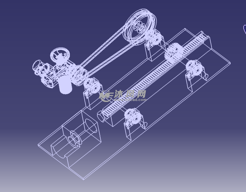 齿轮齿条传动机制设计模型