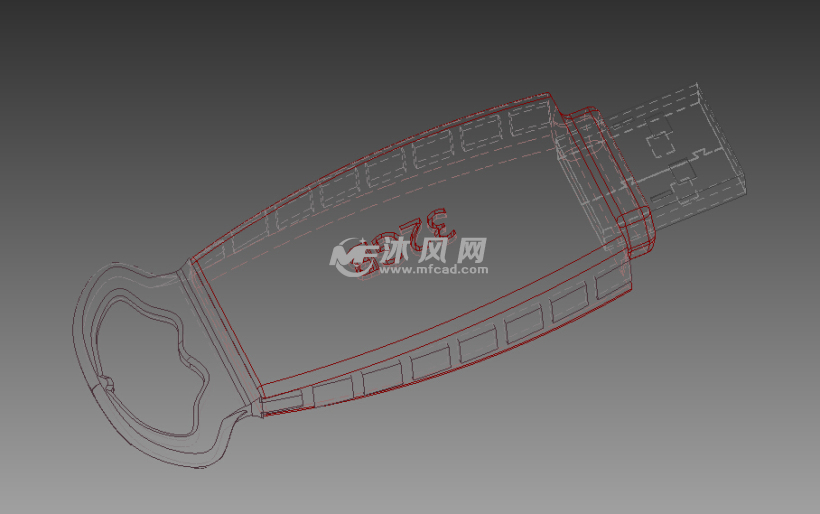 inventor设计的32GU盘设计模型 - inventor生活