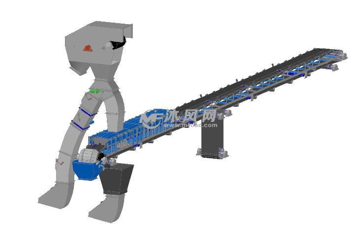 输煤系统转运站 - AutoCAD矿山机械图纸下载