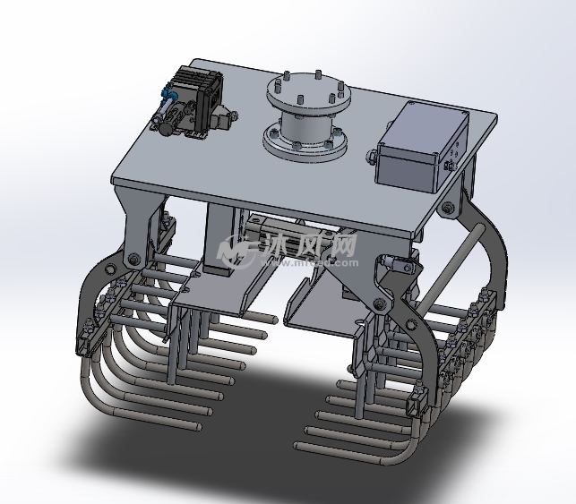 自动化码垛机器人工装夹具 机械手 - solidwork