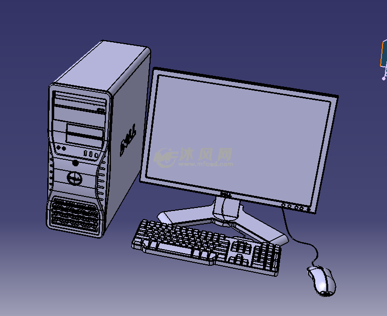戴尔台式电脑绘制模型