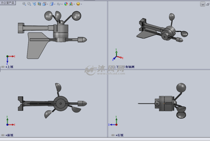 风速传感器设计模型