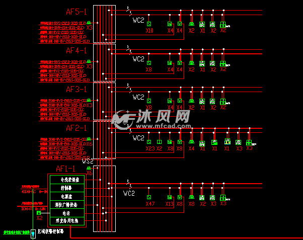 火灾自动报警系统图