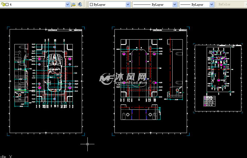 非常全面的手机模具设计2D和3D结构图