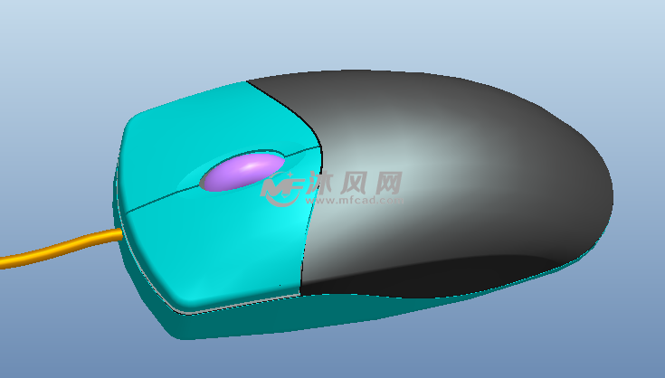 经典鼠标3D - ProE办公用品类模型下载