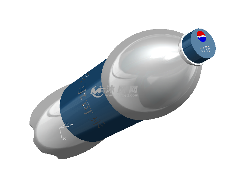 UG百事可乐瓶 - UG生活用品类模型下载