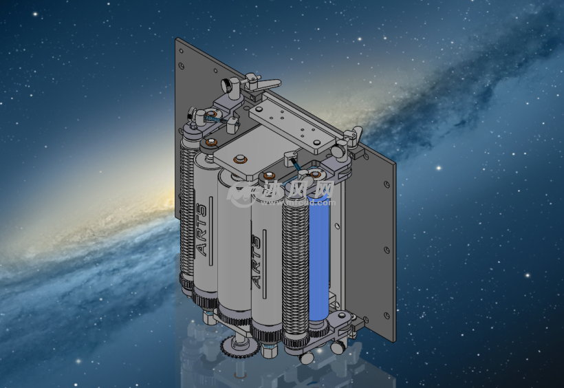 送纸传送机构 - solidworks机械设备模型下载