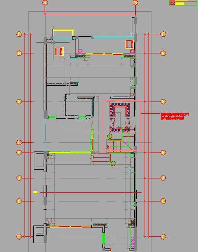 佛山国际公寓二层别墅装修图 - cad别墅家装图
