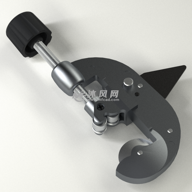 黄铜管道切割工具(工装)设计模型 - catia机械设