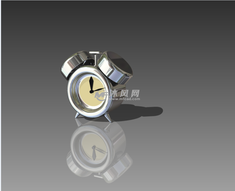 闹钟模型设计 - inventor数码产品类模型和图纸