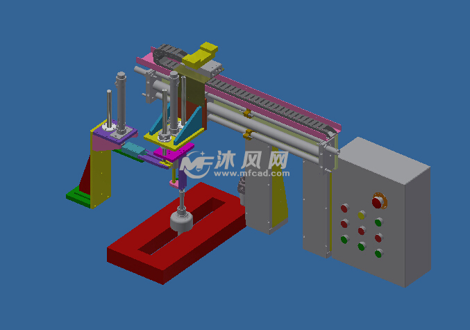 简易实用抓取机械手(原创非标) - inventor机械设备类模型和图纸下载 - 沐风图纸